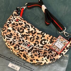 Brighton Leopard Print Swing Bag